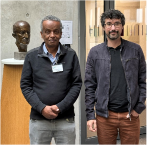 Prof. Yonas Chebude (Addis Abeba Universität) with Dr. Alexis Bordet